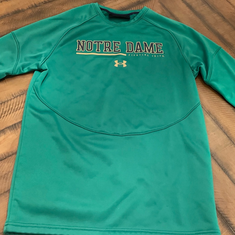 Under Armour Green Notre Dame Sweatshirt